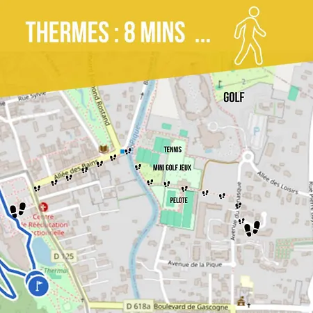 Les Trois - Jardin Terrasse 7 Personnes - Mamet Luchon Saint-Mamet
